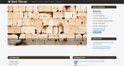 Desktop Screenshot of beittikvah.us